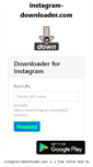 Mobile Screenshot of instagram-downloader.com